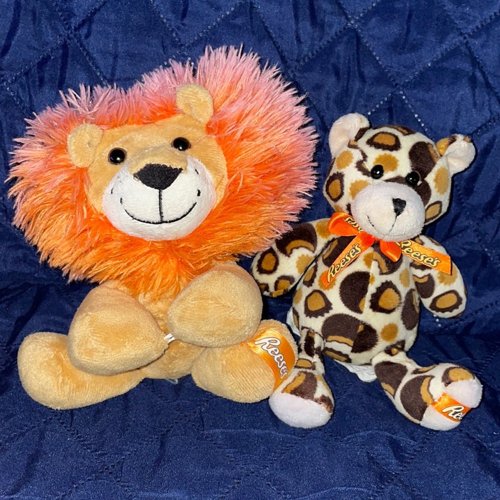 Galerie Reese’s Teddy Bear & Lion Plush Stuffed Animal